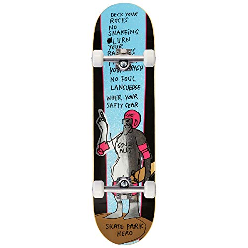 Krooked Gonz Park Hero Skateboard Complete - 8.12"