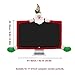 XGuangage Christmas Computer Monitor Cover, Xmas Decorations Santa Claus Computer Monitor Border Cover, Elastic Laptop Computer Cover for Home Office Decorthumb 3