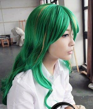 Amazon ３点 セット 弱虫ペダル 巻島 裕介 コスプレ ウィッグ ネット スタンド 玉虫色 長髪 ピークスパイダー コスプレ 仮装 通販