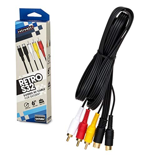 Retro-Bit Sega Saturn S-Video A/V Cable