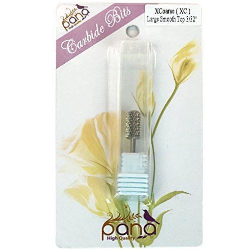 Pana Brand Professional SILVER XC (Extra Coarse)Smooth Round Top Large Dome Top Barrel Carbide Bit 3/32" Shank Size