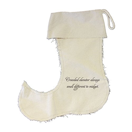 Crowded Elevator Smell Diff To Midget #2 Canvas Stocking Jester 8.25