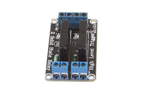 image for NOYITO 2-Channel Solid State Relay Module High-level Trigger DC Contro