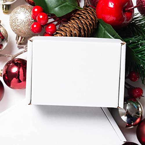 CNXBB Small Boxes with 3.5 OZ Paper Shred Filler, Shipping Boxes Small Size 7x5x2 inches Set of