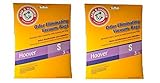 Hoover Type S Arm & Hammer Odor Eliminating Vacuum Bags #4010100S - (2 Packs of 3 = 6 Bags)