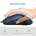 VicTsing USB Wired Mouse [3200 DPI] with 4 Adjustable DPI (3200/2400/1200/800), Computer Mouse Optical Mouse for PC, Laptop, Mac, Desktop (5ft Cord)
