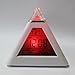 Domire 7 LED Color Change Pyramid Digital Alarm Clock