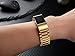 Fitbit Charge 2 Wrist Band, Shangpule Stainless Steel Metal Replacement Smart Watch Band Bracelet with Double Button Folding Clasp for Fitbit Charge 2 (Gold)