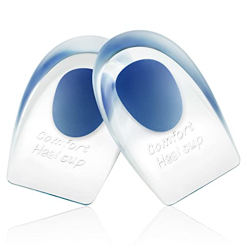 Gel Silicone Heel Cups/Pads Pair Heel Lifts for Achilles - Main Image