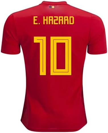 Belgium Hazard 10 National Soccer Team 2018 Soccer Jersey Size S