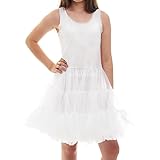 Valair Girls Hoopless Petticoat Dress Knee-Length