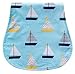 Baby Burp Cloths 4 pack, 100% Organic Cotton | Large, Triple Layer, Ultra Absorbent & Soft |Burping Rag for Newborn, Gender Neutral |Baby Shower Set for Boys & Girls “ Ahoy Set” By Chunky Chops