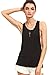 SweatyRocks Women's Sleeveless Flowy Loose Fit Racerback Yoga Workout Tank Top