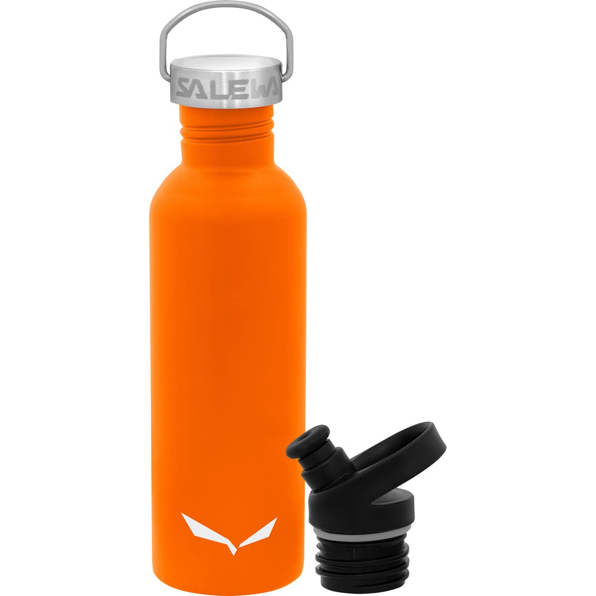 Salewa Aurino 1,0L Double Lid Stainless Steel Bottle, Orange, Unisex