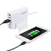 Quick Charge 2.0, ABLEGRID 60W Multi-port USB Charger 6 Ports Intelligent Desktop Charging Station Portable Travel Charger for iPhone iPad Samsung HTC Nexus and More (White)
