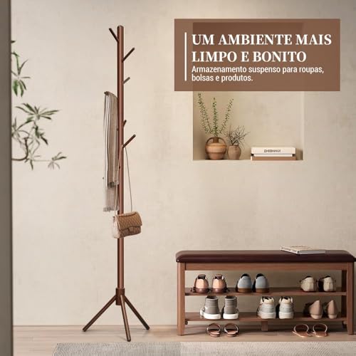 Cabideiro Vertical para Quarto, Mancebo Bolsa Pendurada, Mancebo