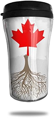 Tree Of Life With Canadian Flag Vacuum Insulated Stainless Steel Travel Mug 8.5oz