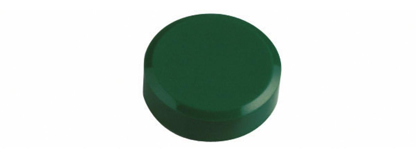 MAUL 30 mm 0.6 kg Maulpro High Quality Round Magnet for Whiteboards - Green (Pack of 20)