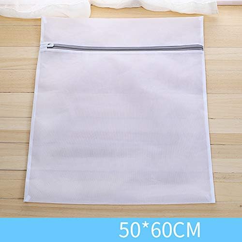 Mesh Laundry Bags for Washing Machine Travel Clothes Storage Net Zip Bag for Wash Bra Stocking and Underwear (5060cm)