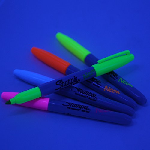 Galleon Sharpie Neon Permanent Markers, Fine Point, Assorted Colors