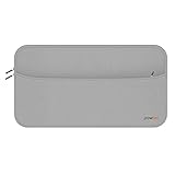 Pawtec Sleeve for Apple Magic Keyboard, Magic Mouse 2, Magic Trackpad 2 with Storage Pocket for Batteries Cables Chargers Neoprene Case (Silver)