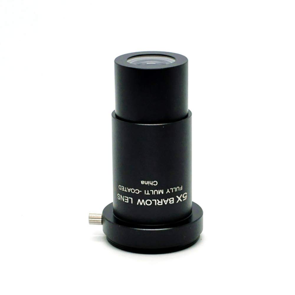 Vogueing Tool 5X Barlow Lens M42 Thread Multi-coated Lens for 1.25" 31.7mm Standard Telescope Eyepieces
