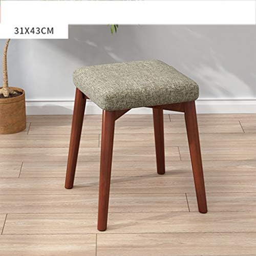 SJJOZZ Home Living Room Sofa Bench Fabric Shoe Bench Removable And Washable Solid Wood Stool Suitable For Bedroom Living Room Use/Four Colors Optional (Color : D)