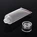 Bememo 30 Pieces 10 ml Empty Tubes Clear Cosmetic Containers Refillable Plastic Tubes for DIY Lip Gloss Tube