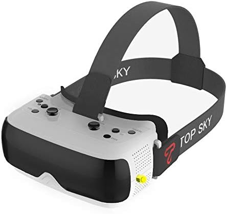 FPV Goggles 5.8G 40CH 2.4 inch Prime1S FPV Headset Glasses Diversity Receiver Built-In Battery DVR For RC Drone