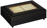 Carson Home Accents 17948 Tears Memories Bereavement Music Box, 8-Inch by 6-Inch by 2-3/4-Inch