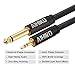 AIHIKO 1/4 to 1/8 Stereo Cable with Zinc Alloy Housing and Gold Plugs Nylon Braid 6.35mm to 3.5mm TRS Mini Jack Audio Cord for Phone, Laptop, Home Theater Devices and Amplifiers - 6 Feet