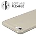 kwmobile Case Compatible with Apple iPhone SE (2022) / iPhone SE (2020) / iPhone 8 / iPhone 7 Case - Protective Slim TPU Phone Cover - Soft Matte Finish - Beige Matte