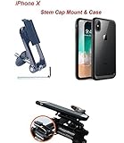 iPhone X & iPhone Xs Bike Phone Mount with Riding Case.Calmpal Stemcap Bike Mount Cell Phone Holder with Riding Cycling Case for iPhone X(2017 Released) & iPhone Xs(2018)