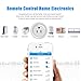 Smart Wifi Plug Outlet Compatible with Alexa, LinkStyle 2 Packs Mini Smart Wifi Socket Plug Timing Function No Hub Required Control Your Appliances from Anywhere for iOS Android Smartphones Tablets