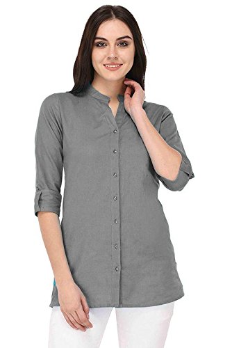 vastraa fusion" branded cotton flex short kurti top for girls/women - available in multiple colour and size options (up to 5xl)