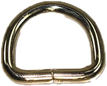 3/4" Non Welded Dee Ring Nickel Plated 10 Pack D-Ring 1131-13
