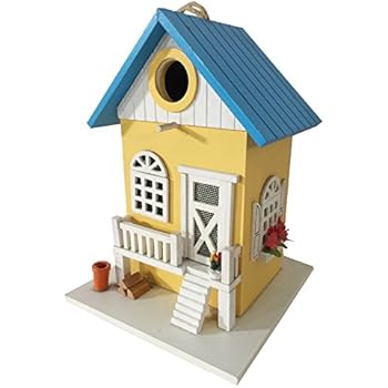 CARTMAN Colored Country Cottages Bird House (Farmhouse)