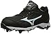 Mizuno Women's 9-Spike Advanced Sweep 3 Softball Shoe, Black/White, 8.5 D US
