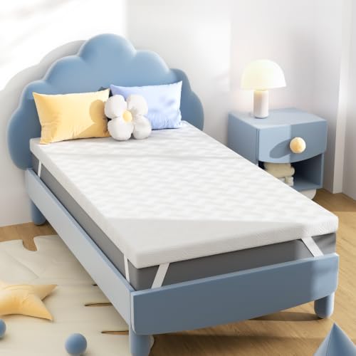 BEDELITE 2 Inch Egg Crate Memory Foam Mattress
