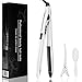 Flat Iron for Hair, HOCOSY Hair Straightener and Curler 2 in 1 with Digital LCD Display, Adjustable Temperature & Rapid Heating, Dual Voltage, Auto Shut Down, 1 Inch, White