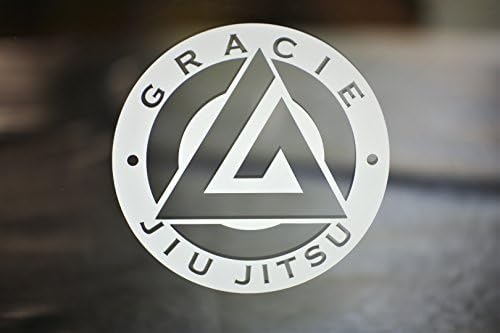 Gracie Jiu-Jitsu Die-Cut Vinyl Decal for Car Window, Gear, Laptop or Wherever. Comes in different sizes and colors. Select from the option menu.