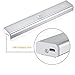 Ammiy Motion Sensor lights Built-in Rechargeable Battery Motion-Sensing LED Strip Night Light with Magnetic Strip, 3 Modes On-Off-Auto, White