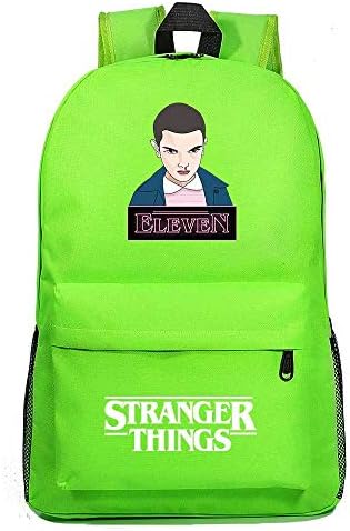 Stranger Things Boys School Backpack for Kids, Boys Stranger Things Shoulder Pack School Bag Book Pack Travel Pack Casual (08)