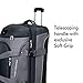 High Sierra AT3 Drop Bottom Upright Wheeled Rolling Duffel Bag, Graphite/Titanium/Spring, 32-Inch