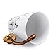 LanHong Guitar Mug Guitar Coffee Mug Music Gifts for Guitar Players Musician - 13.5 oz Guitar Cup Gifts for Music Lovers - Music Coffee Mugs Birthday Christmas Gifts for Men Women (Acoustic)