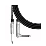 Spectraflex Baldee Series Right Angle Instrument Cable, 18 Foot, Black