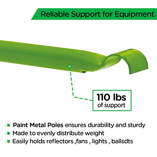 GA Grow Tent,94x48x80 Reflective Mylar Hydroponic Grow Tent with Observation Window and Waterproof Floor Tray for Indoor Plant Growing.4x8 (for 8 Plants) - Thumbnail 5