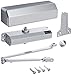 Hager - 5300M16ALM 5300 Series Aluminum Grade 1 Heavy Duty Surface Door Closer, Multi-Mount, 1–6 Adjustable Spring Size, Sprayed Aluminum Finish