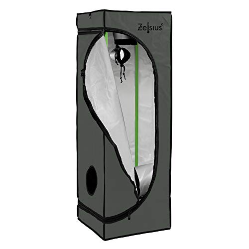 Zelsius-Growzelt-MyHomeGrow-Grow-Tent-Indoor-Growbox-Growroom-Growschrank-Darkroom-Pflanzenzelt-Gewaechshaus-Zuchtzelt-100-x-100-x-200-cm-Grau Zelsius Growzelt MyHomeGrow Grow Tent | Indoor Growbox Growroom Growschrank Darkroom Pflanzenzelt Gewächshaus Zuchtzelt – Bild 1