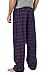 CYZ Men's 100% Cotton Super Soft Flannel Plaid Pajama Pants (XL, F17013)